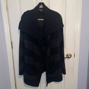 Vince Striped Cardigan